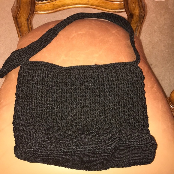 The Sak Handbags - Black crochet shoulder bag